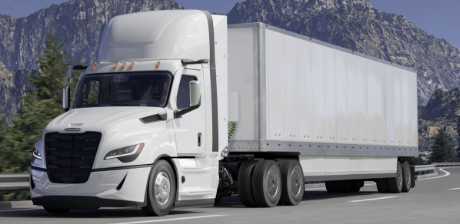 Freightliner tractor illustration